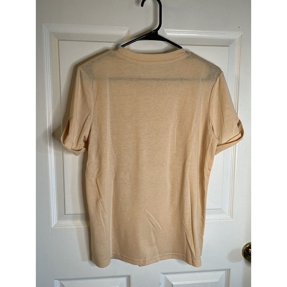 Women’s Tan Short Sleeve ‘Rodeo’ Cowboy Graphic T-shirt Size Small NWOT - Picture 3 of 7